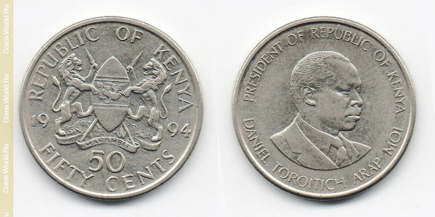 Монета 1994 года. Кения 50 центов 1994. Кения 50 центов, 1966-1968. 50 Шиллингов Кения. Монеты 1994 года.