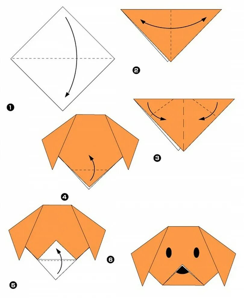 Собачка оригами из бумаги для детей схема простая. Оригами собака из бумаги для детей пошагово. Оригами из бумаги собачка схема поэтапно для детей. Лёгкое оригами из бумаги для детей пошпгоао.