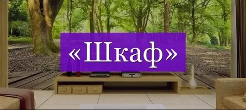 Предложение из слова шкаф
