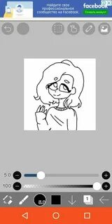 В приложении ibispaint x нарисовать