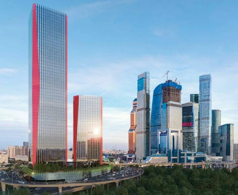 Проект нового здания москва сити Architectural Council approved the project of a skyscraper near Bagration Bridge