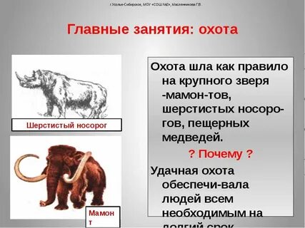 Как люди охотились на крупных зверей