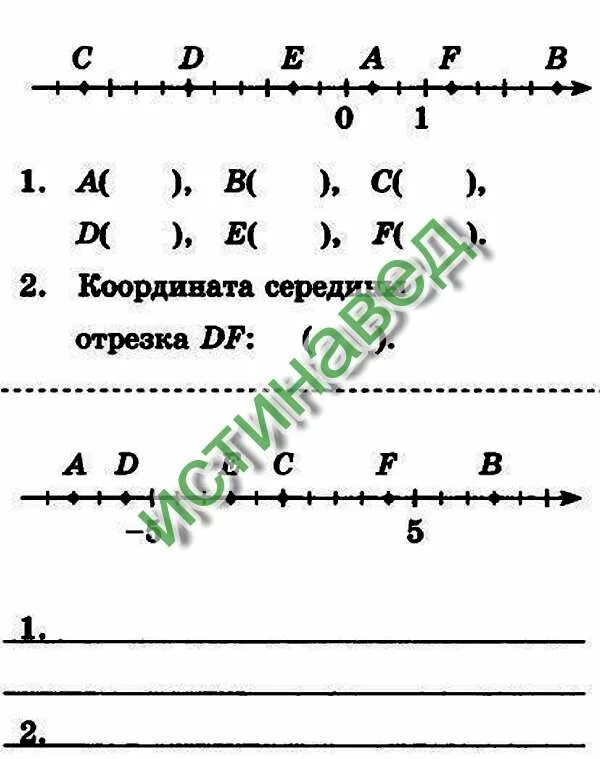 Определи координаты середины отрезка df. Определите координаты точек a b c d e f. определи координаты точек a b c d e f. определи координаты  a b c d e f  - 2 - 1. определи координату точки b..