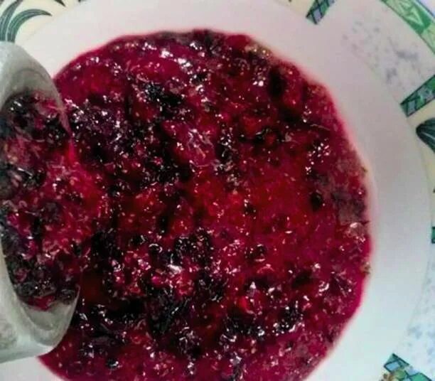 Смородина блендером с сахаром на зиму