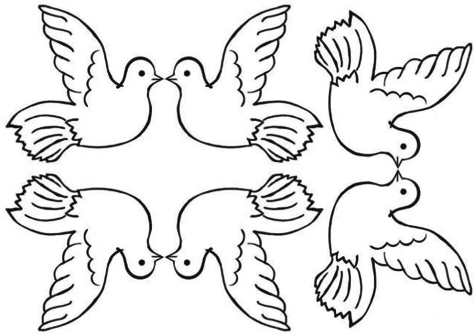 Голубь распечатать шаблон а4. Трафарет голубя для вырезания. Голубь распечатать шаблон а4. Голуби для вырезания. Трафарет голудля вырезания.