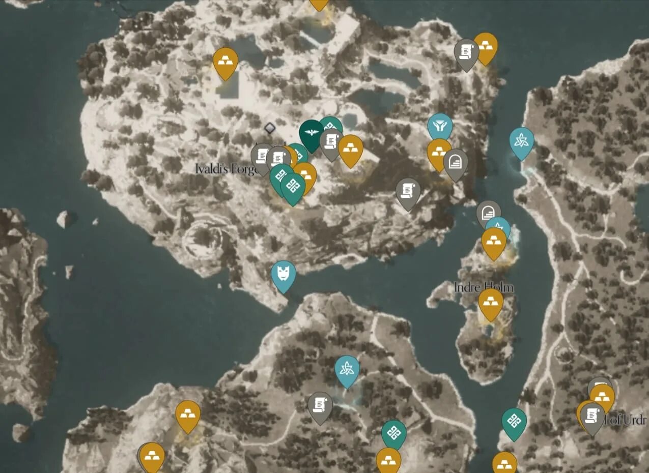 Valhalla map. Valhala map ark.