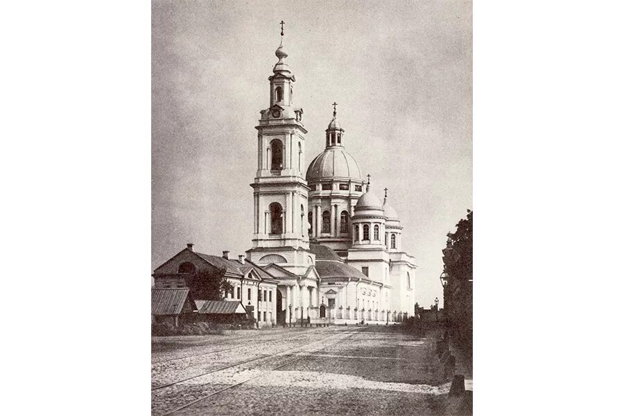 Где крещен пушкин. Церковь Богоявления в Елохове Пушкин. Церковь Богоявления в Елохове 1799.