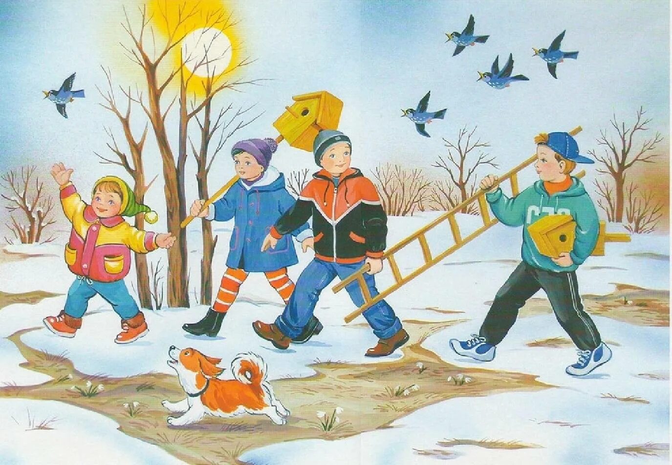 Картина младшая группа. Весна для детей. Весна для детей дошкольного возраста. Весенняя картина для детей. Весна картинки для детей.