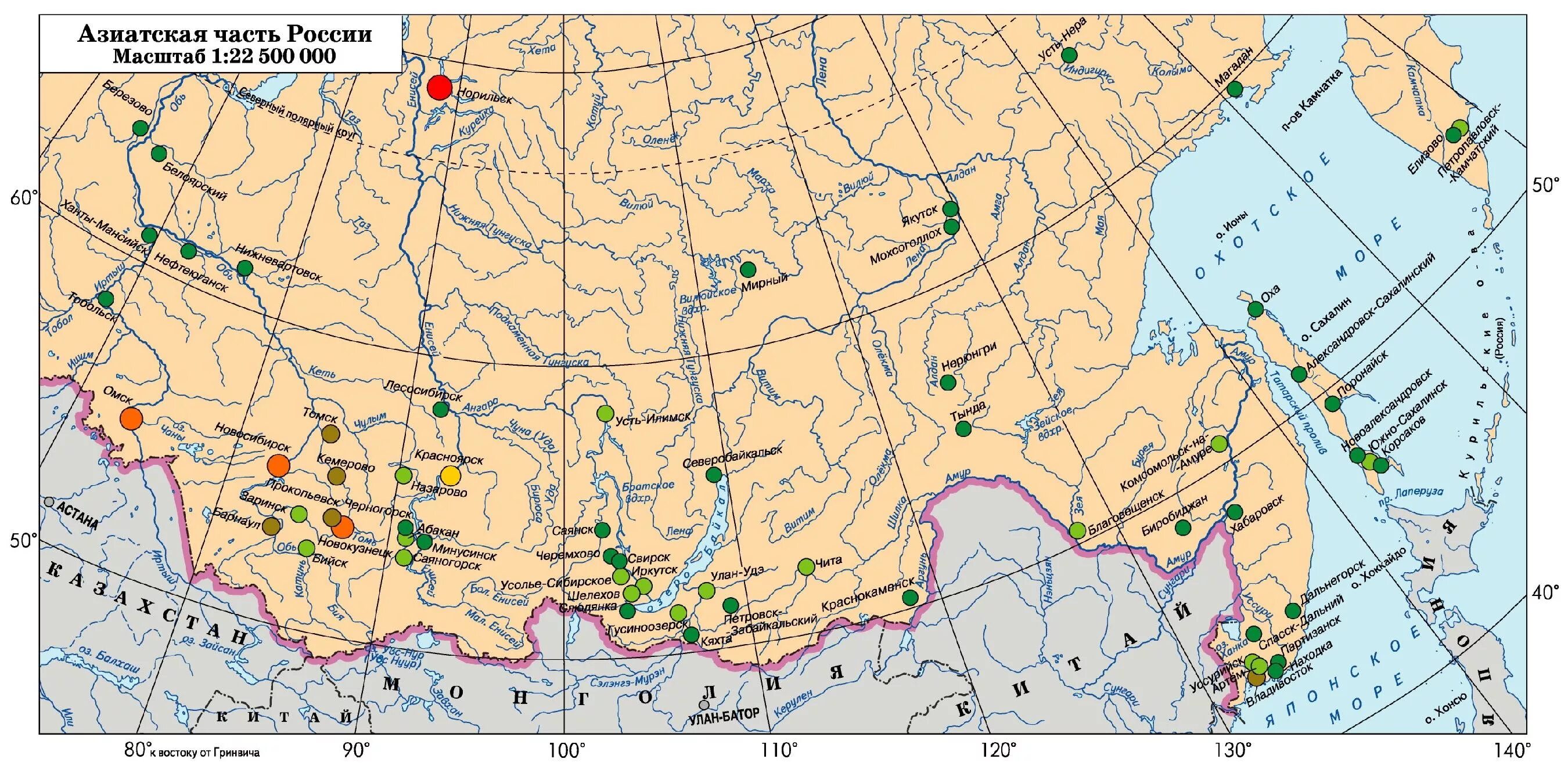 Карта россии урал сибирь дальний восток. Азиатская область. Азиатская часть рф на карте. Средне амурская низменность на карте. Субъекты азиатской части россии на карте.