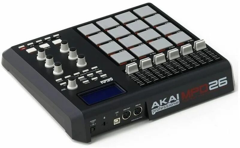Midi контроллер akai. Akai professional mpd 26. akai mpd 26 midi. akai mpd 26 usb. midi контроллер для сэмплов.