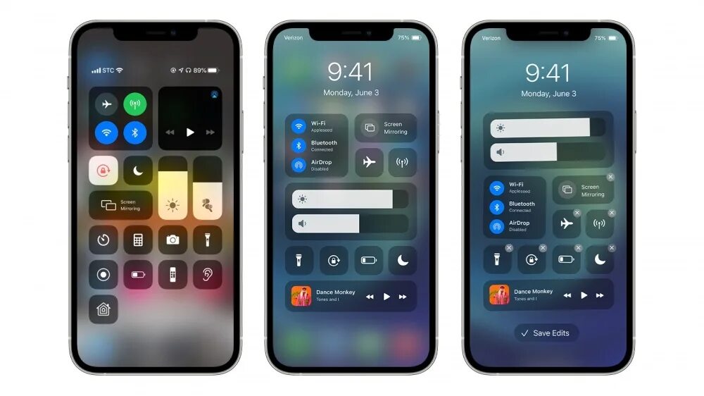 Панель управления ios. Панель управления ios