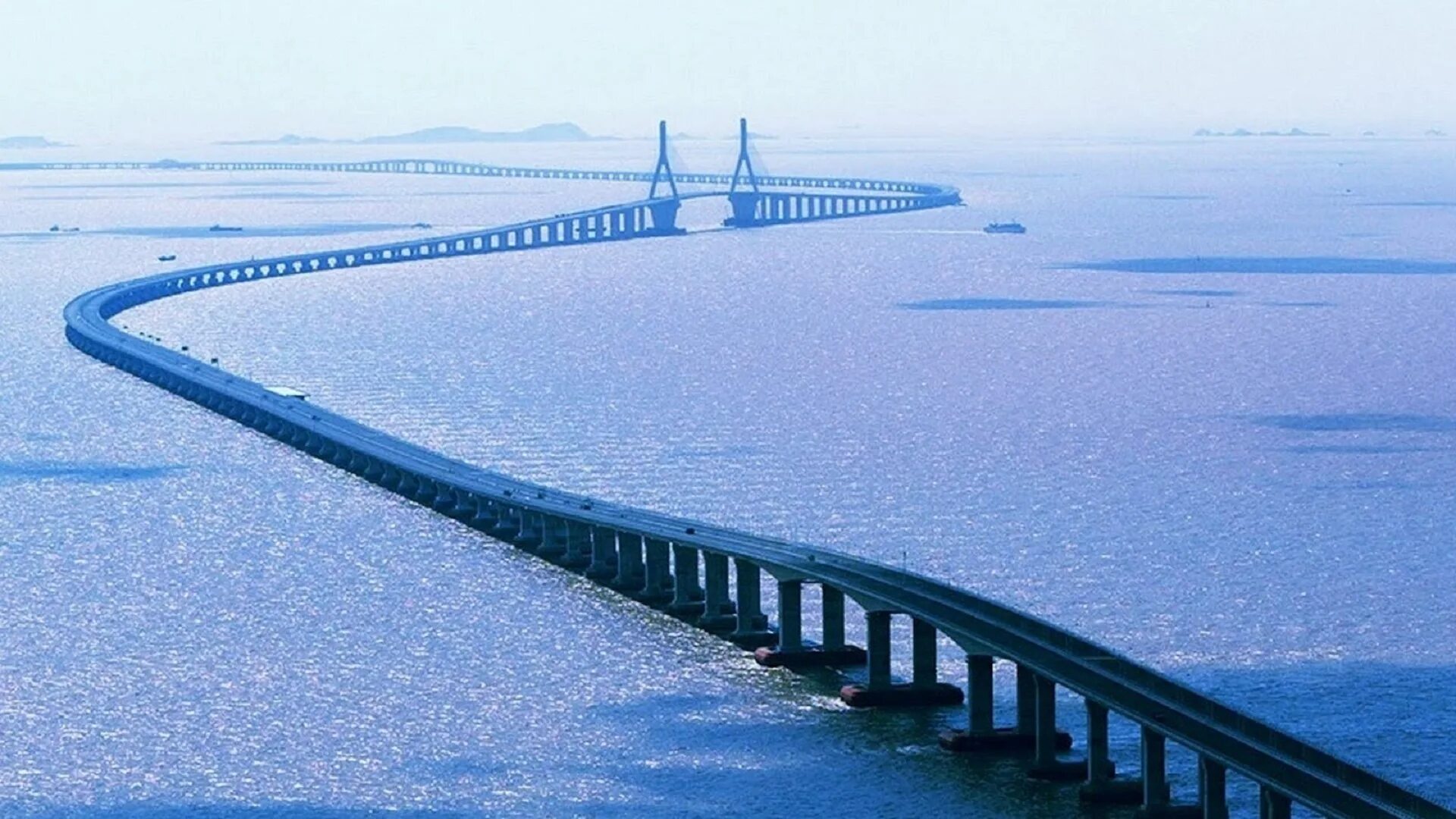 Даньян-Куньшаньский виадук. Мост Даньян-Куньшаньский виадук. Самый длинный мост в мире, Китай. Даньян-Куньшаньский виадук. Самый длинный мост в мире Даньян-Куньшаньский виадук. Название самого длинного моста