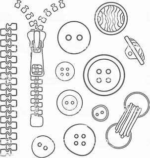 Пуговицы рисунок карандашом