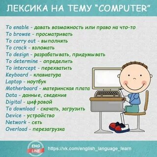 Компьютерные слова английский