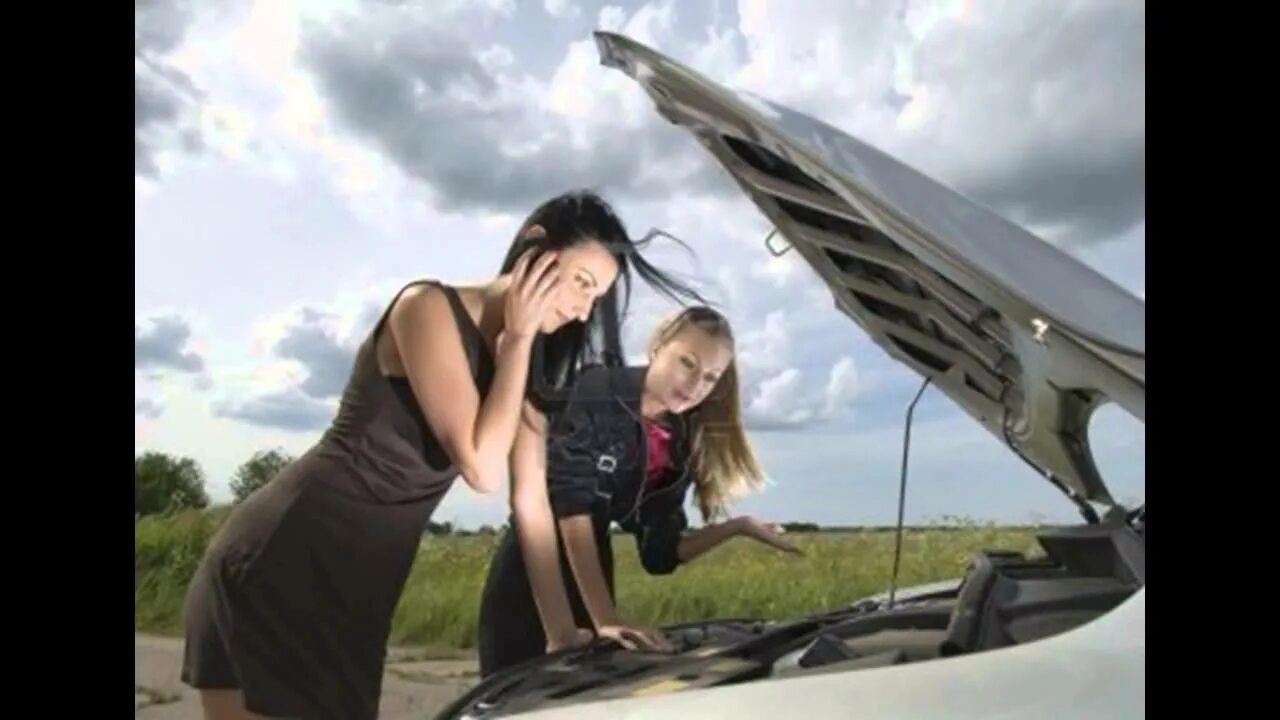 My car broken down. Veronika-e-Junkyard-cars-Mechanic-nude-in-public.