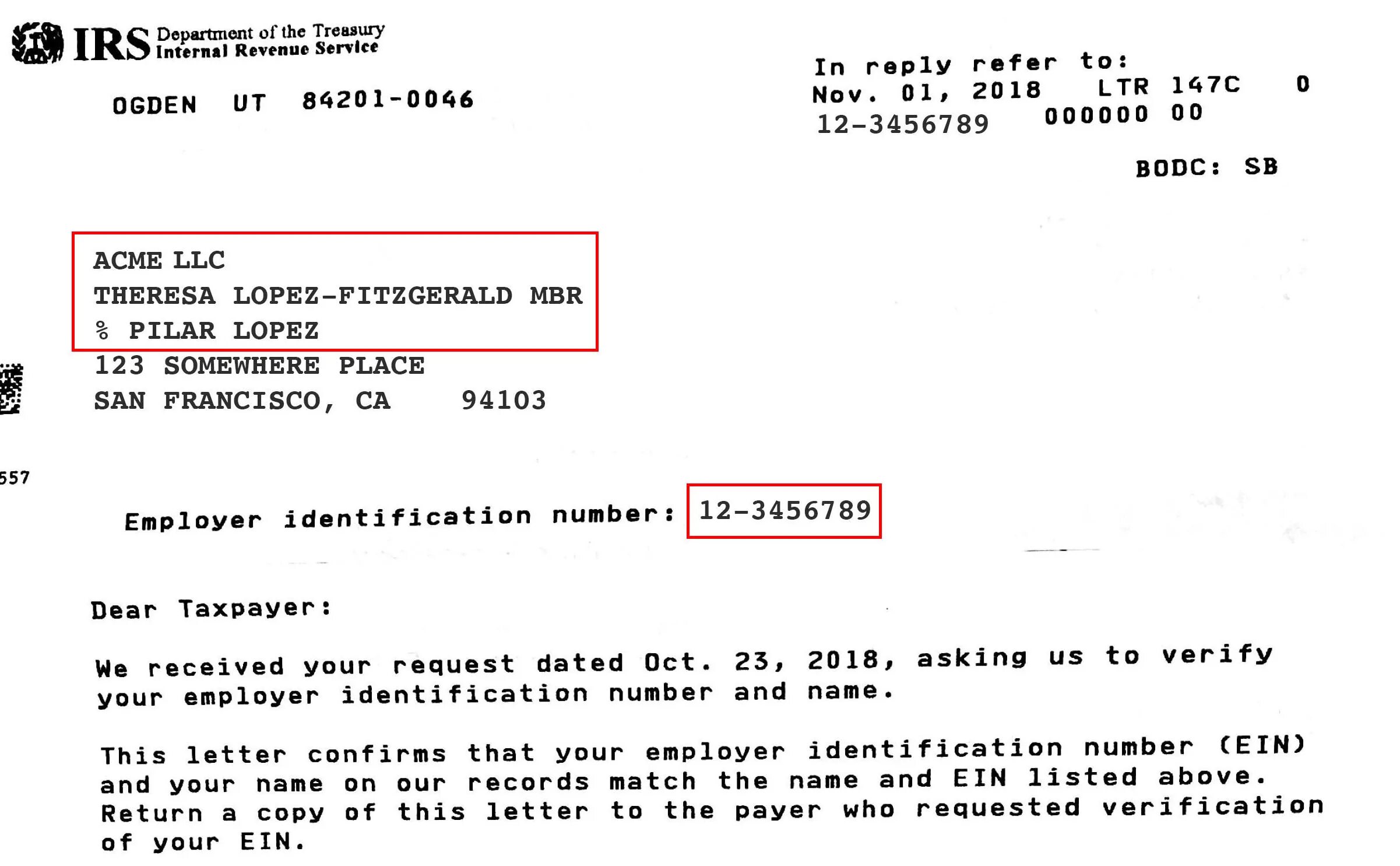 Type reply. Идентификационный номер работодателя (ein). Tax ID пример. Американская фирма документы. Образец ein.