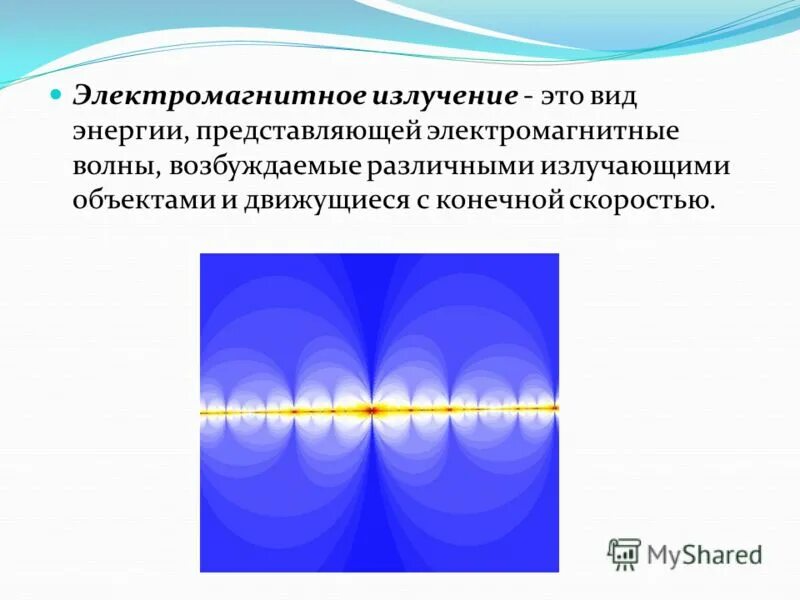 Излучение это вид. Электромагнитное pkextybt. Излучение электромагнитных волн. Электромагнитное излучение как изобразить. Доклад на тему электромагнитные волны.