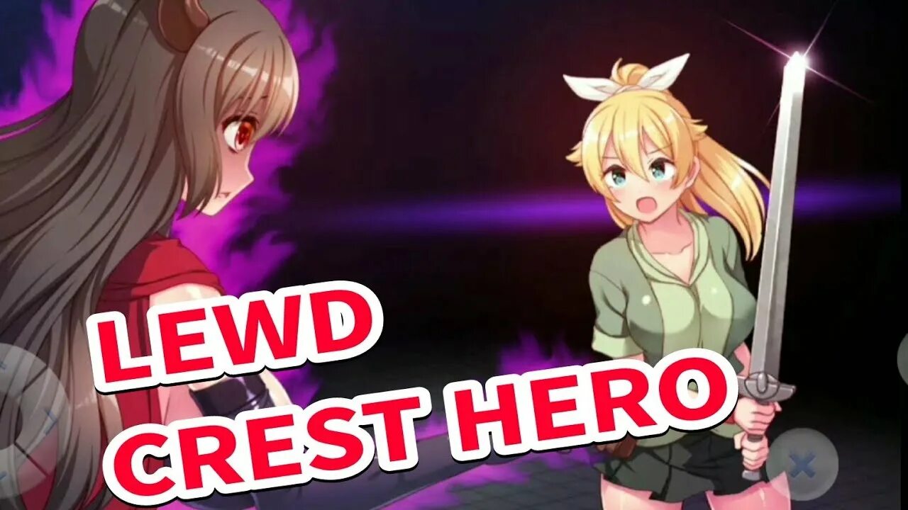 Lewd Crest Hero. Lewd Crest Hero game. Lewd Town Adventures. Lewdcrest Hero: the townspeople and Monsters.