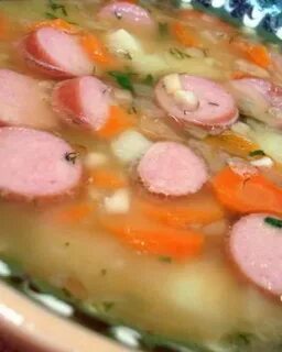Рецепт супа с сосисками