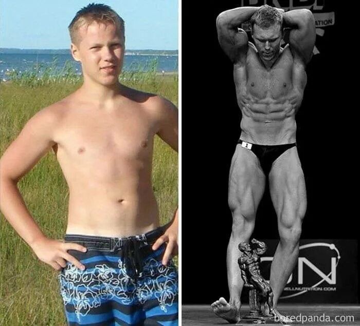 Нассер эль сонбати в юности. Бодибилдеры до и после. Качки до и после фото. Культуристы до и после. Бодибилдеры до и после.