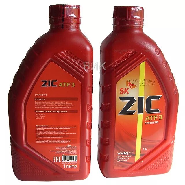 Atf 3 артикул. ZIC ATF 3 1л. Масло трансмиссионное ZIC ATF 3. 132632 ZIC. ZIC Dexron III ATF.