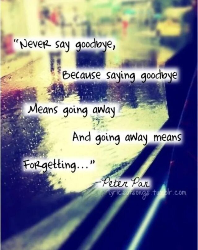 I can say goodbye. Never say goodbye. never say never. never say goodbye  indian movie quotes. my last words. goodbye.