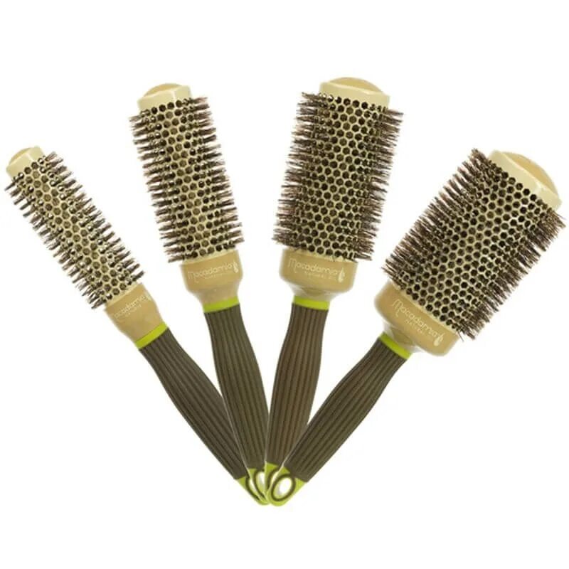 Что такое брашинг для волос. Расческа macadamia брашинг. nano technology ceramic ionic брашинг. macadamia professional расчески. macadamia брашинг d=53 мм.