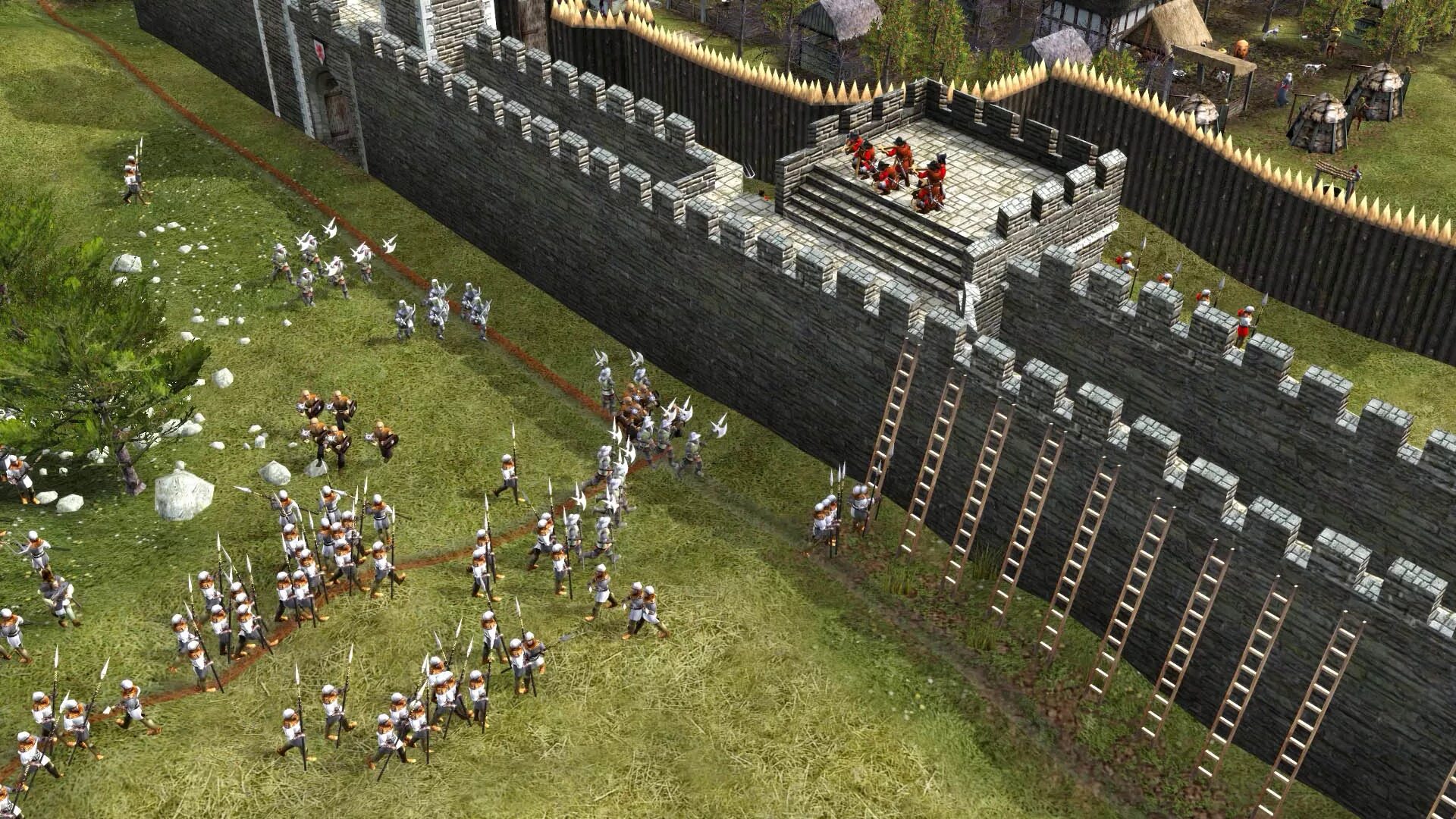Стратегия на телефон про средневековье. Stronghold 2 1с. Стронгхолд 1 миссия 1. Стронгхолд 2 замки. Старая стратегия про средневековье.