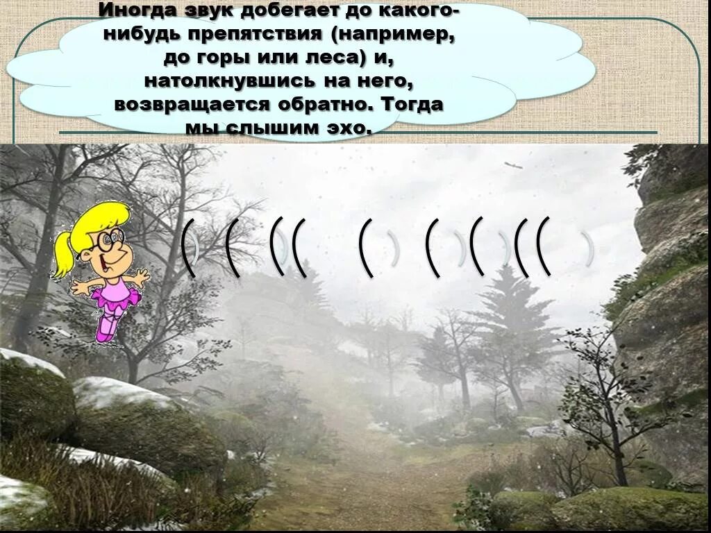 Где то эхо в лесу. Эхо картинка. Эхо это для детей. Почему мы слышим Эхо. Эхо картинка для детей.