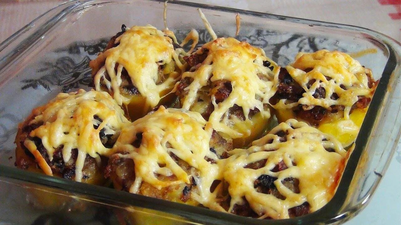 Рецепт картошки с грибами сыром в духовке
