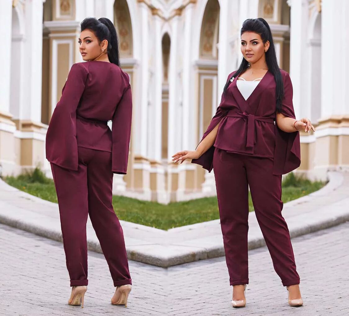 костюм женский летний брючный размер 56-58. стильный брючный костюм для полных. брючный костюм для полных женщин. костюмы для полных женщин стильные. брючной костюм 54р летний.