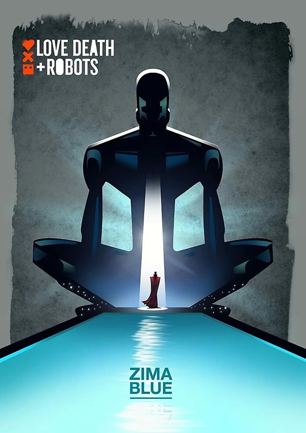 Робот зима блю. Zima blue любовь смерть и роботы. сериал блю любовь смерть и роботы. любовь смерть и роботы постер. любовь смерть и роботы плакат.