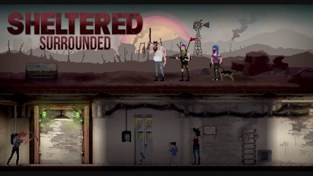 Surrounded игра. Игра бункер Shelter. Шелтеред 1.