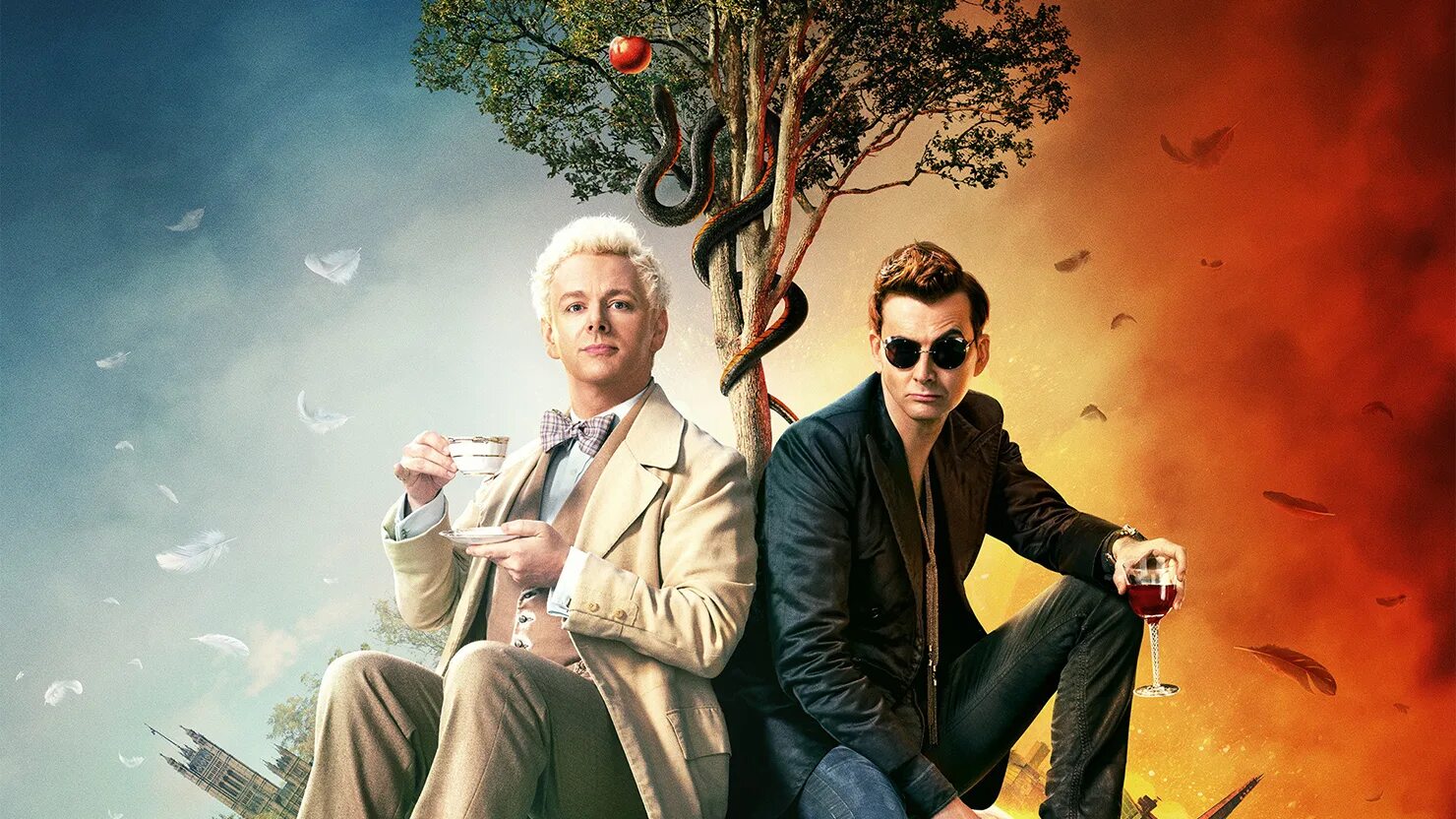 The goods in 2 days. Благие знамения (good Omens). Кроули демон благие знамения.