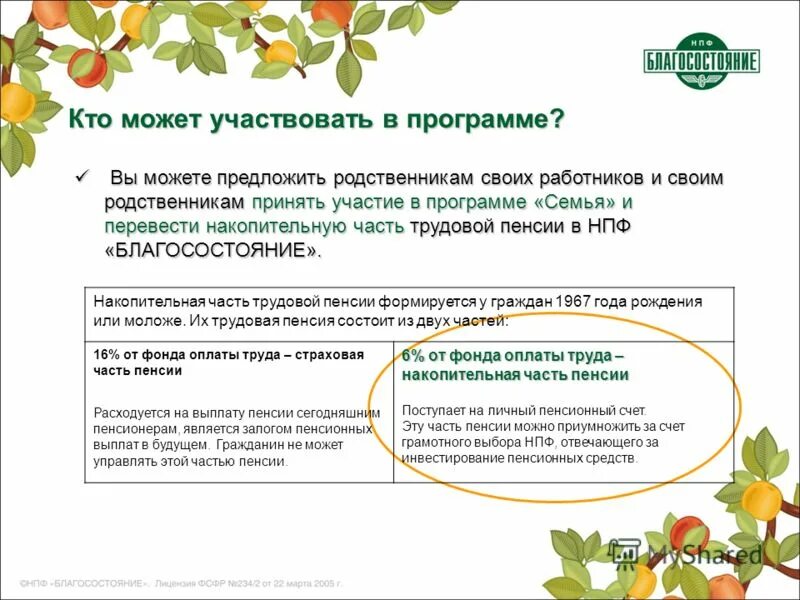Компонент содержания программы. Компонент содержания программы