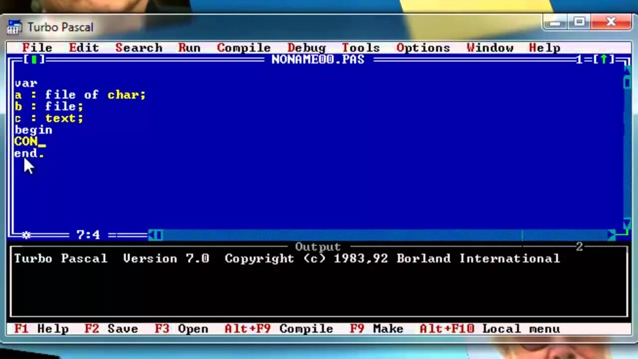Turbo pascal. Интерфейс паскаль турбо 7.1. турбо паскаль 7.1 указатели. компилятор турбо паскаль 7.0. turbo pascal 7.1 виртуальная.