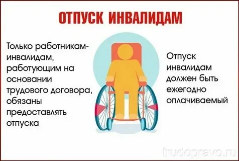 Сколько отпуск у инвалидов 2 группы