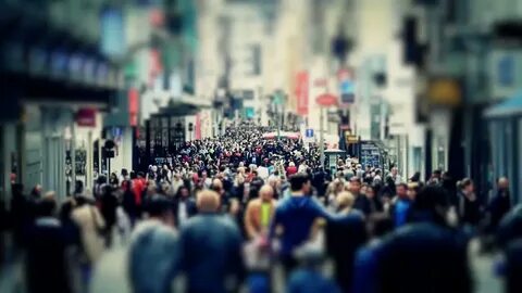 Clean beautiful busy crowded