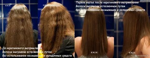 После кератинового выпрямления выпадают