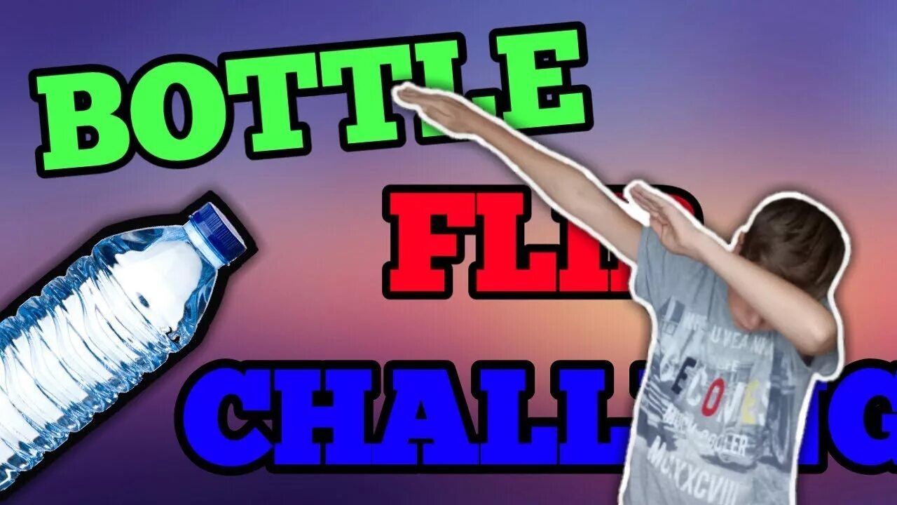 Bottle flip challenge