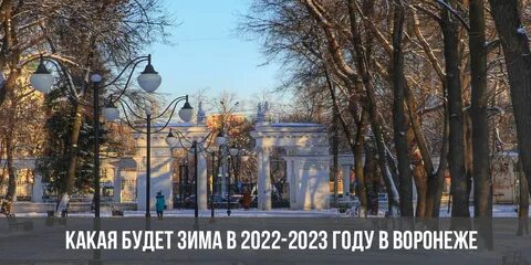 Зима в воронеже 2023