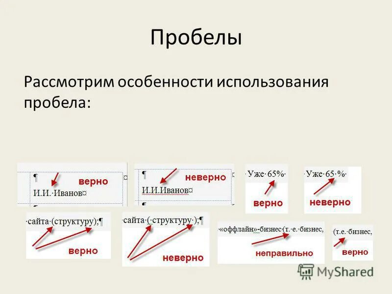 Непрерывный пробел. Пробел шпация. Правильно пробелы для использования указателей. Как использовать пробел. Механизм работы пробела.