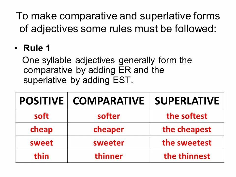 Comparative form. Comparative and superlative forms of adjectives. comparative and superlative adjectives. comparison of adjectives. comparative and superlative forms of adjectives правило.