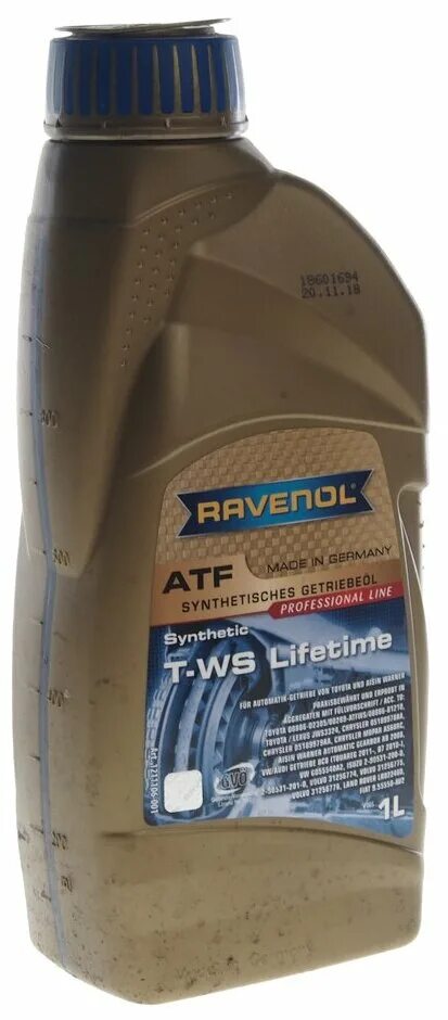 Atf ws lifetime. Ravenol t-WS g055540a2. ATF T-WS Lifetime 1л. Ravenol ATF T-WS Lifetime Fluid. 4014835743311 Ravenol.