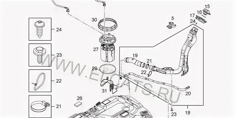Очередная замена топливного фильтра - Opel Corsa D, 1,3 л, 2007 года плановое ТО