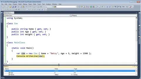 C is debug