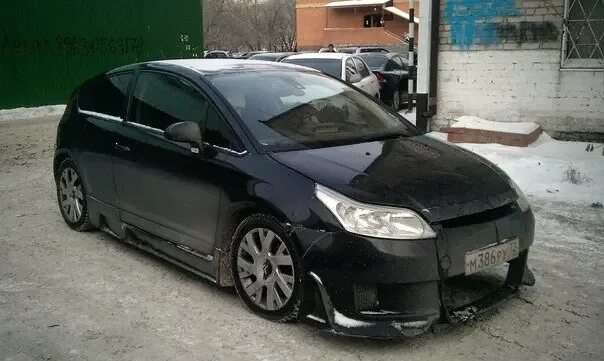 Citroen c4 2008 черный. Citroen c4 Coupe Tuning. Обвес Ситроен с4 хэтчбек 2008. Обвес Ситроен с4 купе. Бампер передний ситроен с4 хэтчбек