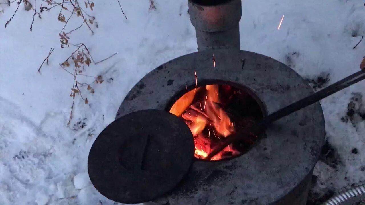 Плохо горит печь. Вода горит в печке.