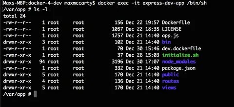 Unable to start container process exec