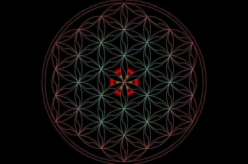 триединство сакральная геометрия. мандала меркаба. мандала цветок жизни. игра цветок жизни. цветок жизни радужный.